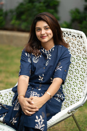 Blue Blossom Cotton Coord Set