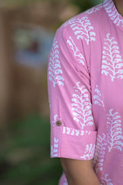 Pastel Pink Cotton Coord Set