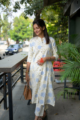 Blue Valentine Cotton Co-ord Set