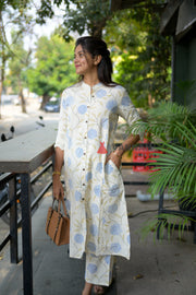 Blue Valentine Cotton Co-ord Set