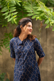 Royal Blue Kurti