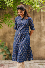 Royal Blue Kurti