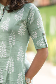 Pastel Green Cotton Coord Set