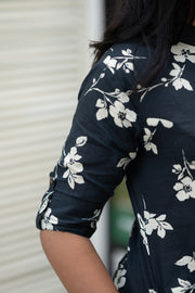Black Blossom Coord Set