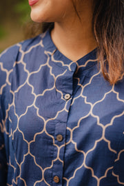 Royal Blue Kurti