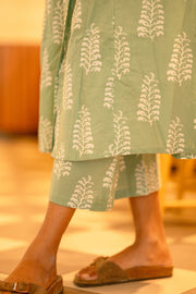 Pastel Green Cotton Coord Set