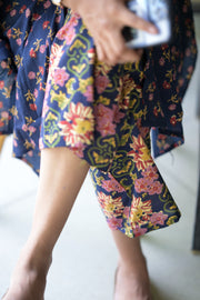 Navy Floral Cotton Coord Set