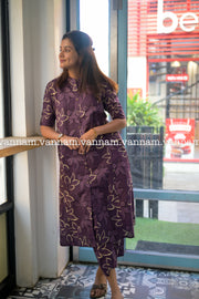 Glowing Leaf Cotton Co-ord Set