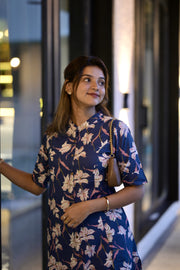 Blue Tulip Garden Cotton Co-ord Set