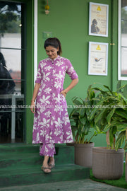 Pink Orchid Cotton Co-ord Set