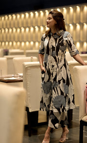 Black Floral Garden Co-ords