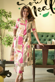 Modern Abstract Cotton Co-Ord Set