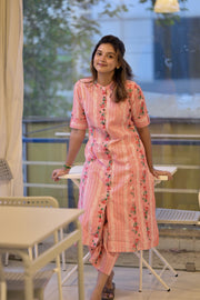 Blush Pink Cotton Co-Ord Set