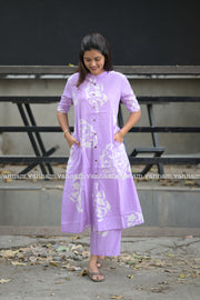 Lavender Bloom Cotton Co-ord Set