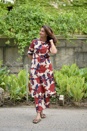 Floral Burst Cotton Co-ord Set