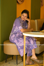 Violet Magic Cotton Co-ord Set
