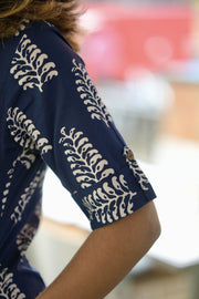 Blue Cotton Coord Set