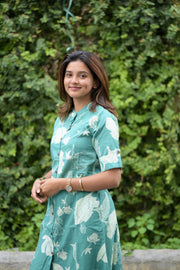 Emerald Garden Cotton Co-Ord Set