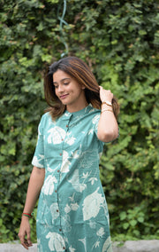 Emerald Garden Cotton Co-Ord Set