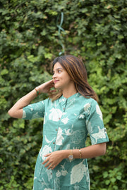 Emerald Garden Cotton Co-Ord Set