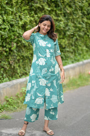 Emerald Garden Cotton Co-Ord Set