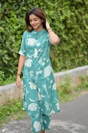 Emerald Garden Cotton Co-Ord Set