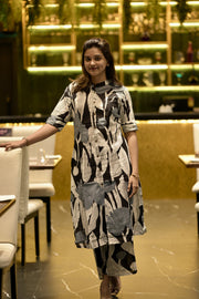 Black Floral Garden Co-ords