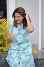 Fresh Green Cotton Coord Set