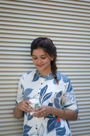 Heavenly Blue Cotton Co-ord Set