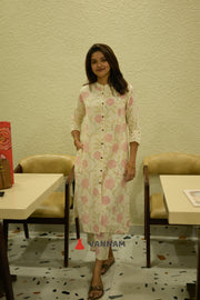 Valentine Pink Cotton Co-ord Set