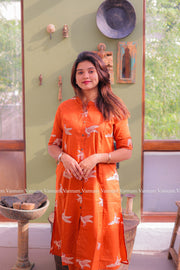 Tangerine Luckybird Cotton Co-ord Set