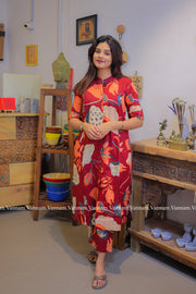 Fall Leaf Cotton Co-ord Set